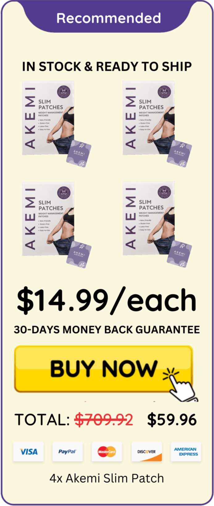 Akemi Slim Patch offer price